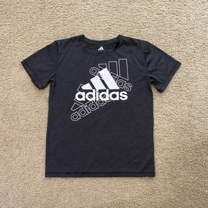 adidas Youth Boys T-shirt Black Medium (10/12)